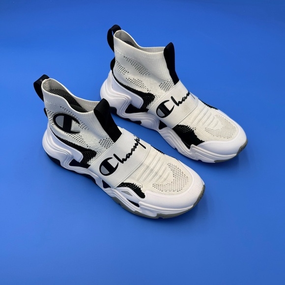 Champion Hyper Future Hi White/Black Mens 10.5 M Like New - Picture 2 of 9